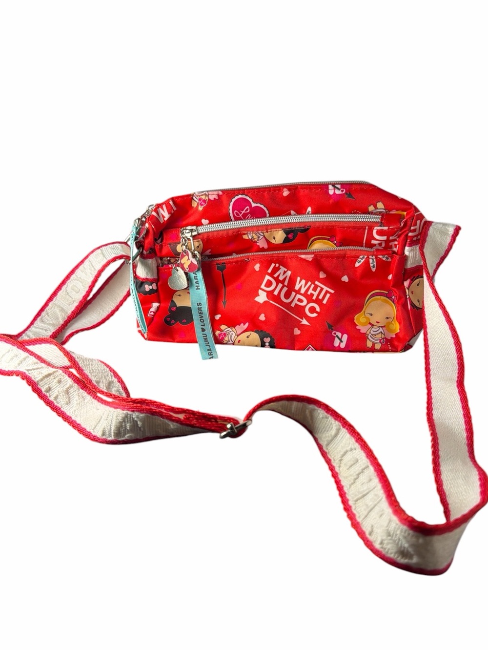 Harajuku Lovers Cupid Red Crossbody valentines RARE